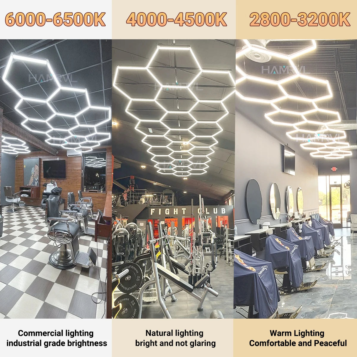 Dimmable Hexagon LED Lights