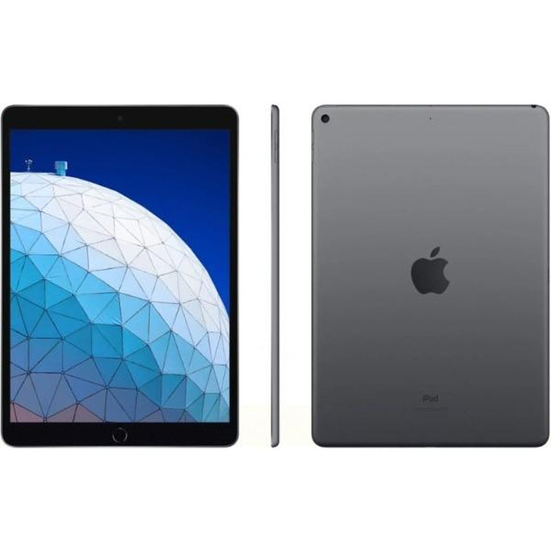 Refurbished Apple Ipad 7 2019 (Wi-Fi) 32GB Space Gray - Premium + Logitech Rugged Combo 3 Ipad Keyboard Classic Blue with 1 Year Warranty by BITB