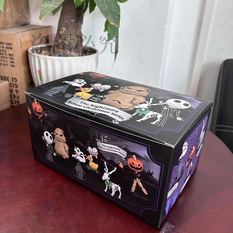 The Nightmare Before Christmas Series: Halloween Jake 6-Piece Set - Collectible Dolls and Bookshelf Ornaments for Children