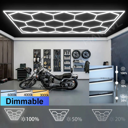 Dimmable Hexagon LED Lights