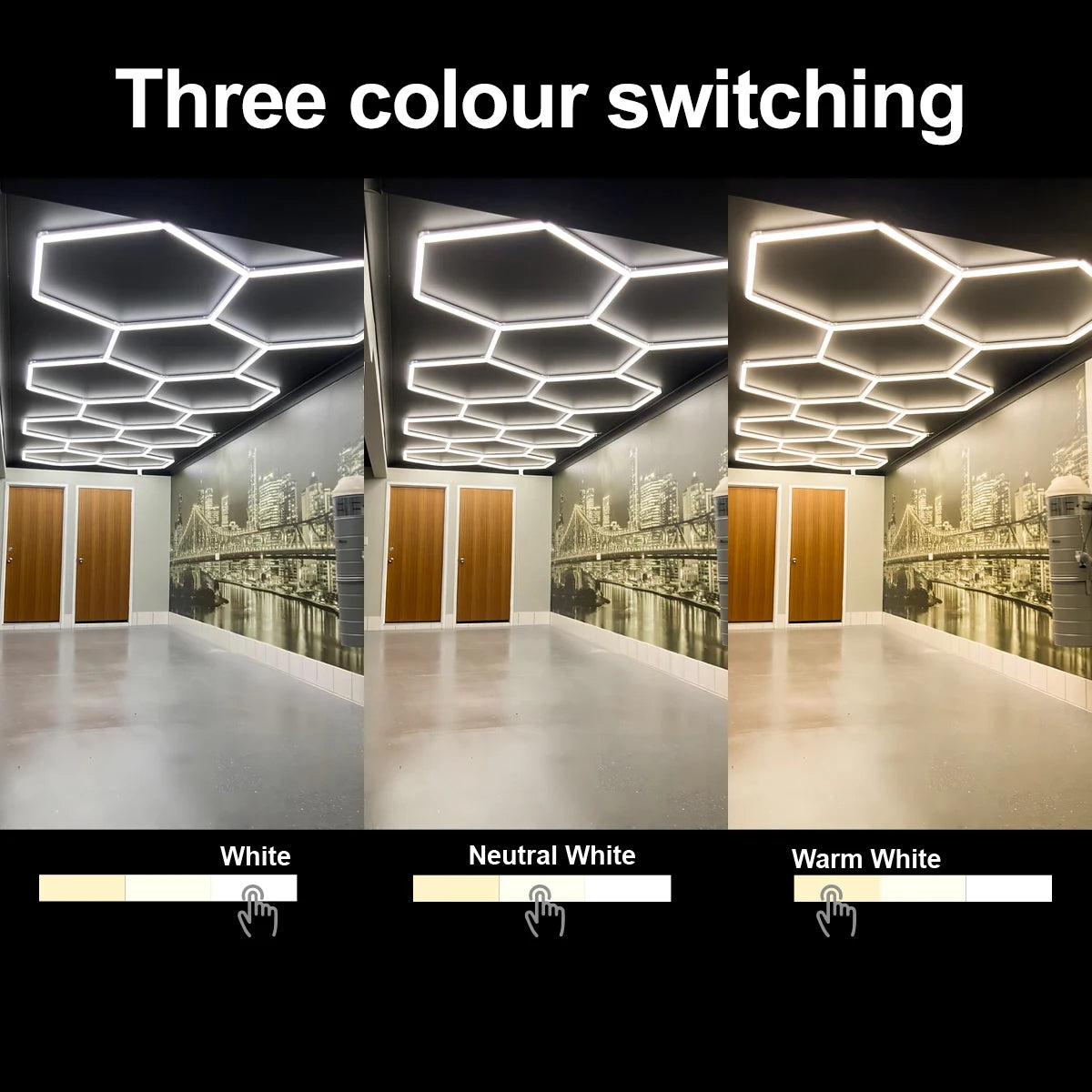 Dimmable Hexagon LED Lights