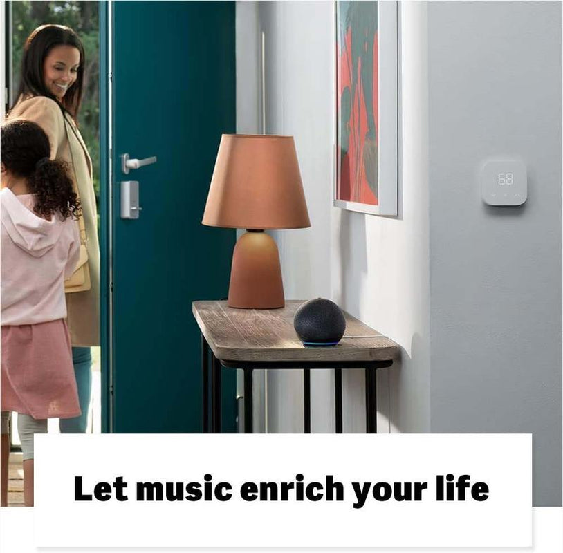 (Newest Model),Speaker with Premium Sounddealfor Large Bedrooms,Living Rooms and Kitchens, Charcoal Color(Black) Audio Ze Bluetooth Microphone Smartphone Home Hub Young People Night Light