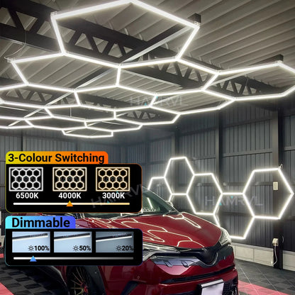 Dimmable Hexagon LED Lights