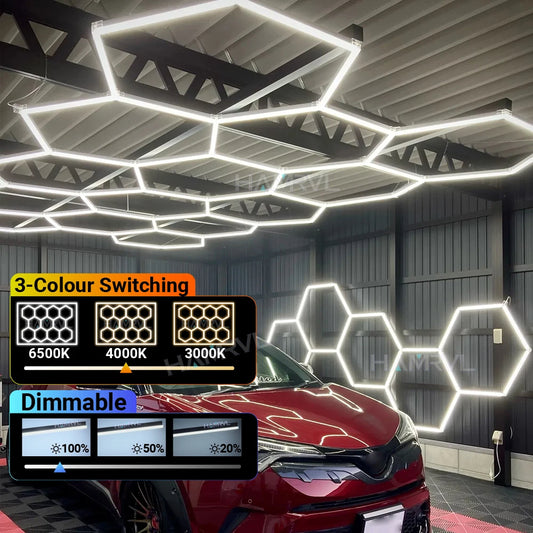Dimmable Hexagon LED Lights