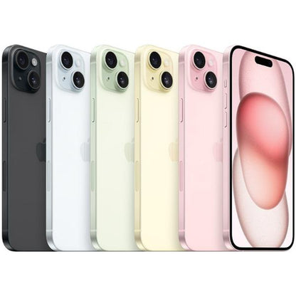 Refurbished Apple Iphone 15 (Fully Unlocked) 256GB All Colors - Premium with 1 Year Warranty by BITB