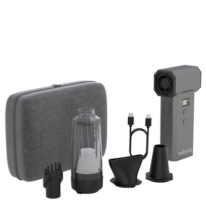 Asstylish Vortex: 130,000 RPM 2‑In‑1 Turbo Fan & Mini Vacuum