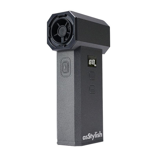 Asstylish Vortex: 130,000 RPM 2‑In‑1 Turbo Fan & Mini Vacuum